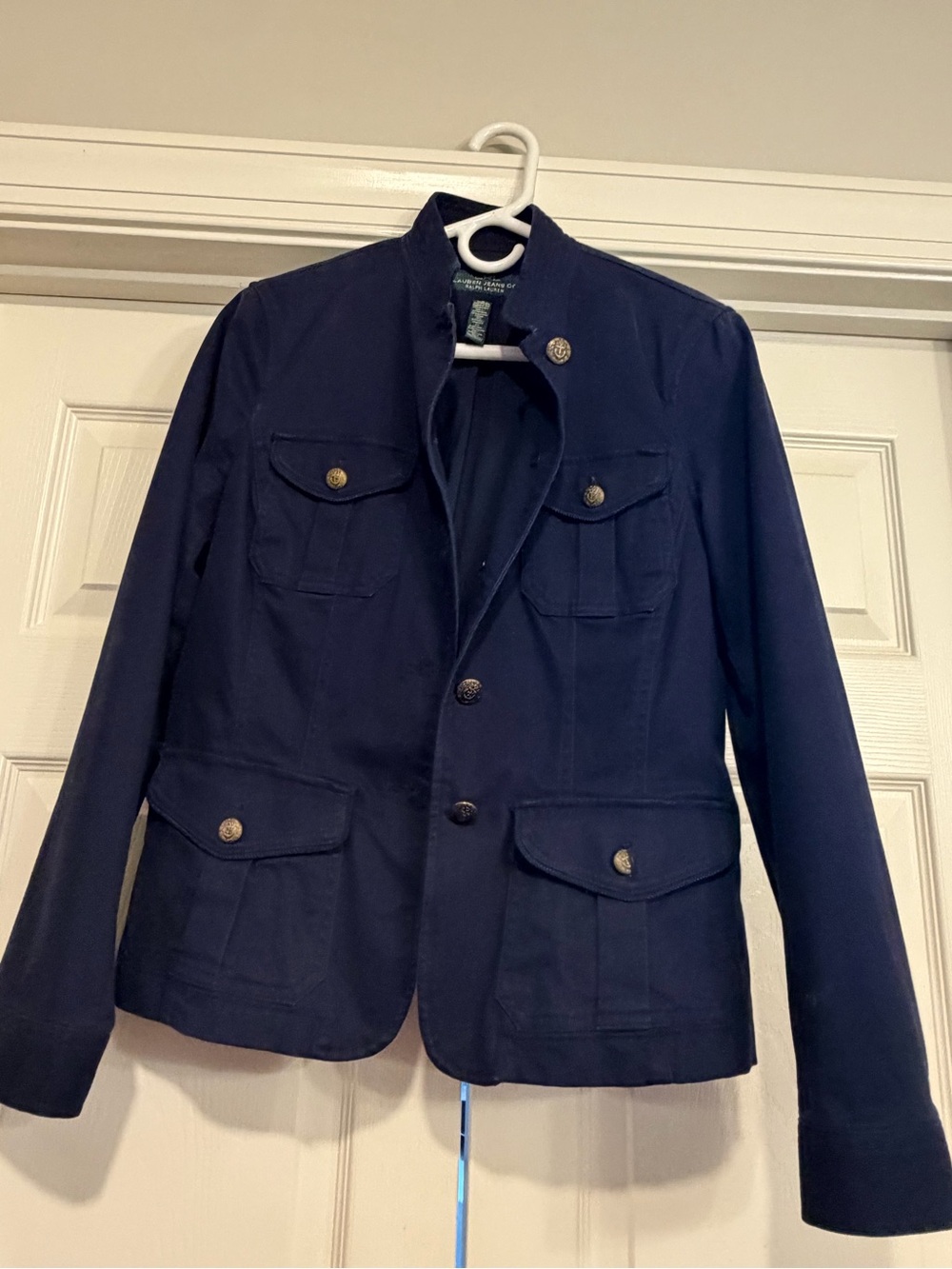 Women’s Navy Jacket By Ralph Lauren. Sz: Small